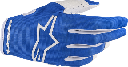 Мотокрос ръкавици ALPINESTARS RADAR BLUE/WHITE