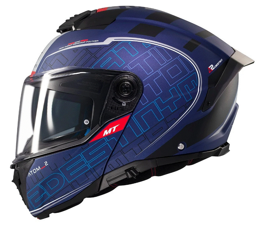 Отваряема каска MT ATOM 2 DESTINY C7 MATT