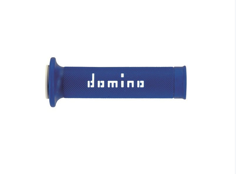 Ръкохватки DOMINO A010 Grips No Waffle Син с бяло