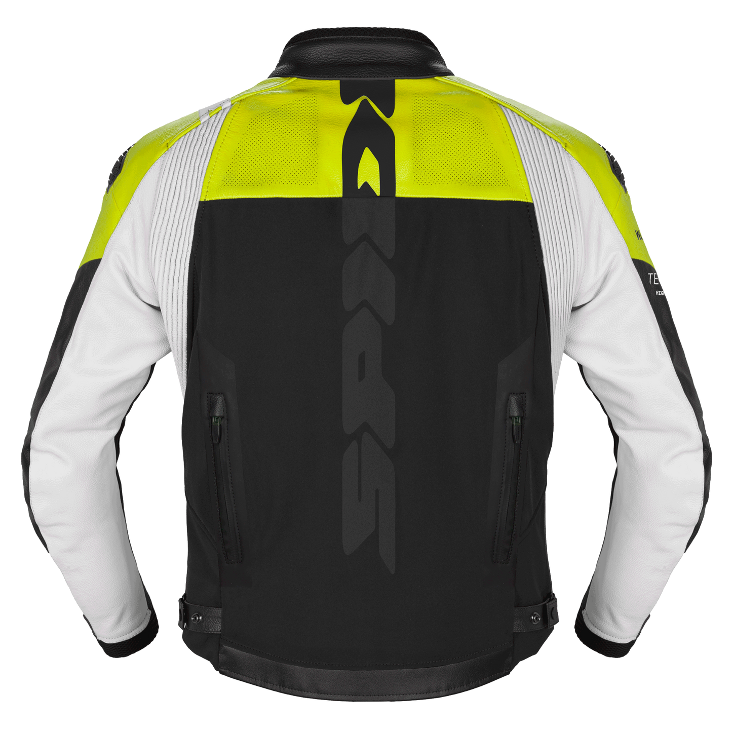 Кожено мото яке SPIDI DP PROGRESSIVE HYBRID PERFORATED Black/Fluo