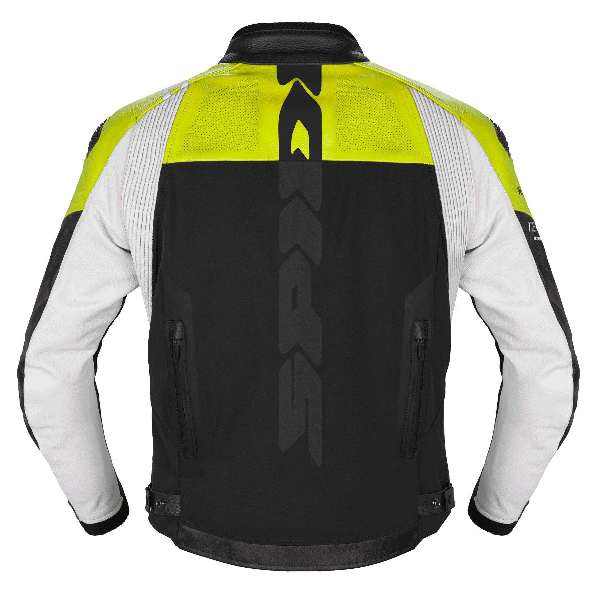 Кожено мото яке SPIDI DP PROGRESSIVE HYBRID PERFORATED Black/Fluo