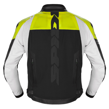 Кожено мото яке SPIDI DP PROGRESSIVE HYBRID PERFORATED Black/Fluo
