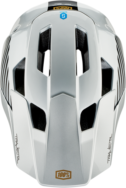 Вело каска 100% TRAJECTA FIDLOCK RANELAGH WHITE