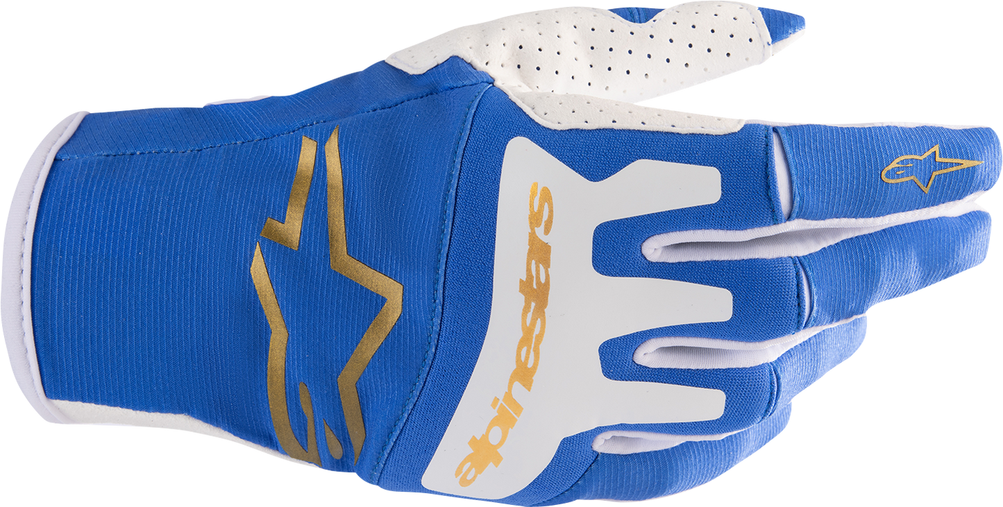 Ръкавици ALPINESTARS TECHSTAR 2023 BLUE/GOLD
