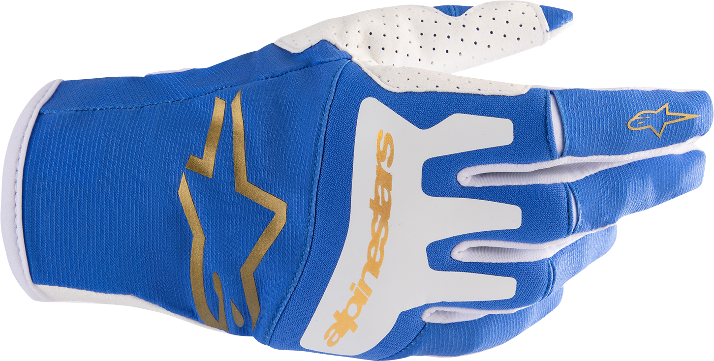 Ръкавици ALPINESTARS TECHSTAR 2023 BLUE/GOLD