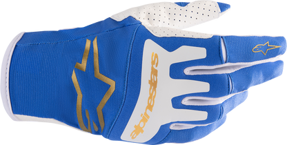 Ръкавици ALPINESTARS TECHSTAR 2023 BLUE/GOLD