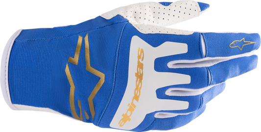 Ръкавици ALPINESTARS TECHSTAR 2023 BLUE/GOLD