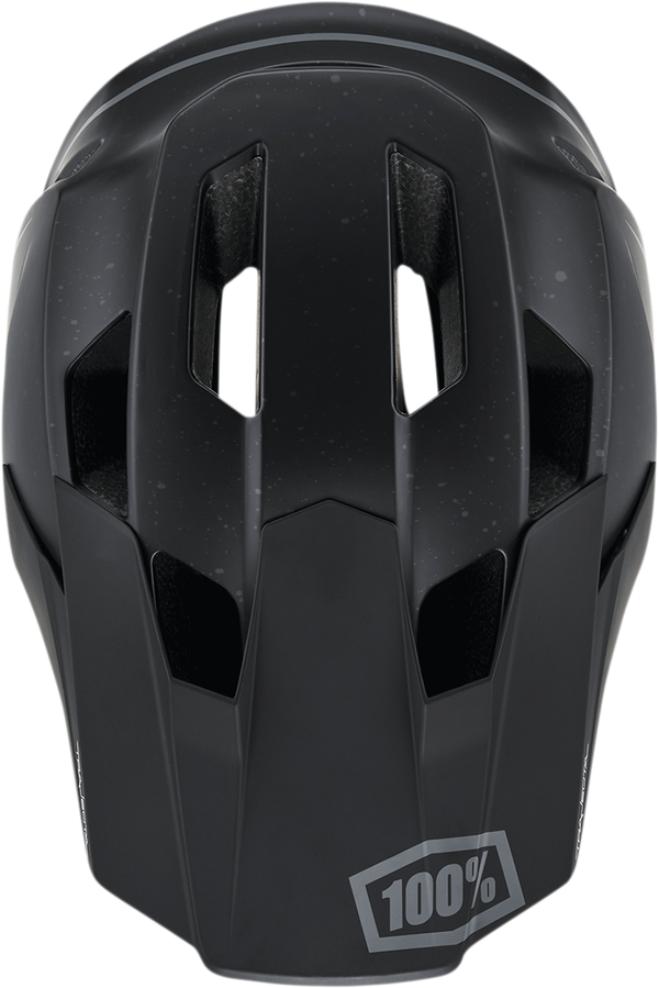 Вело каска 100% TRAJECTA FULL BLACK MATT