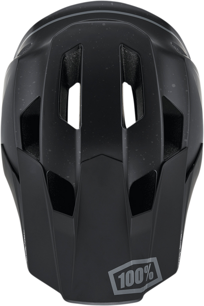 Вело каска 100% TRAJECTA FULL BLACK MATT