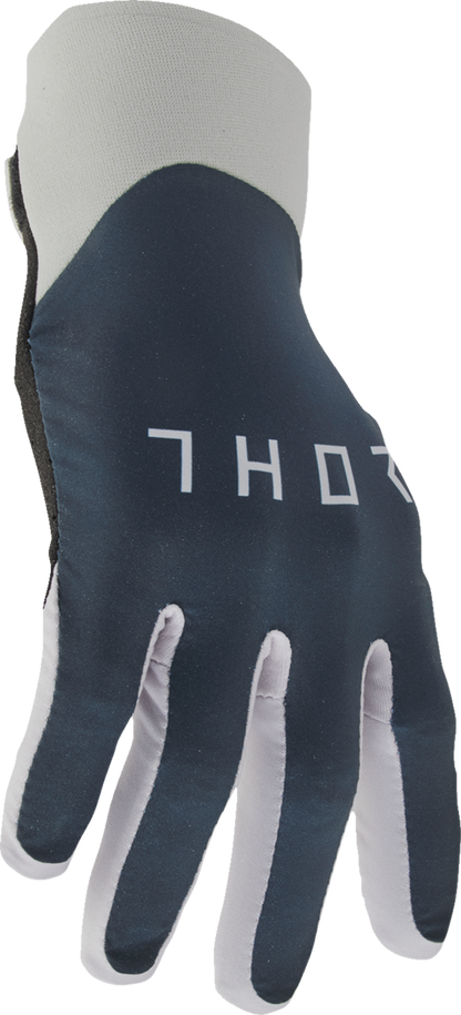 Мотокрос ръкавици THOR AGILE SOLID MIDNIGHT/GRAY