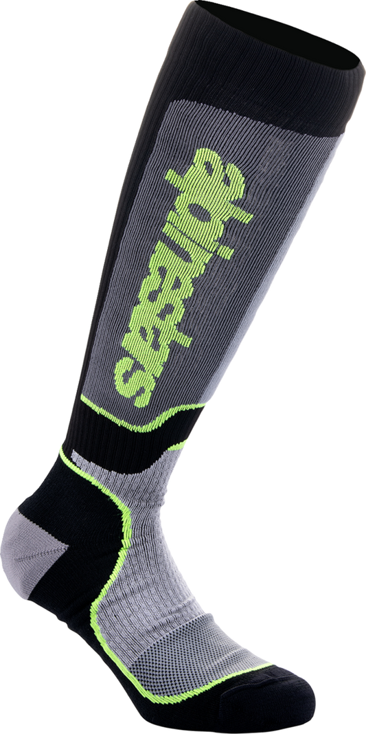 Мотокрос чорапи ALPINESTARS MX PLUS BLK/GY/YLW