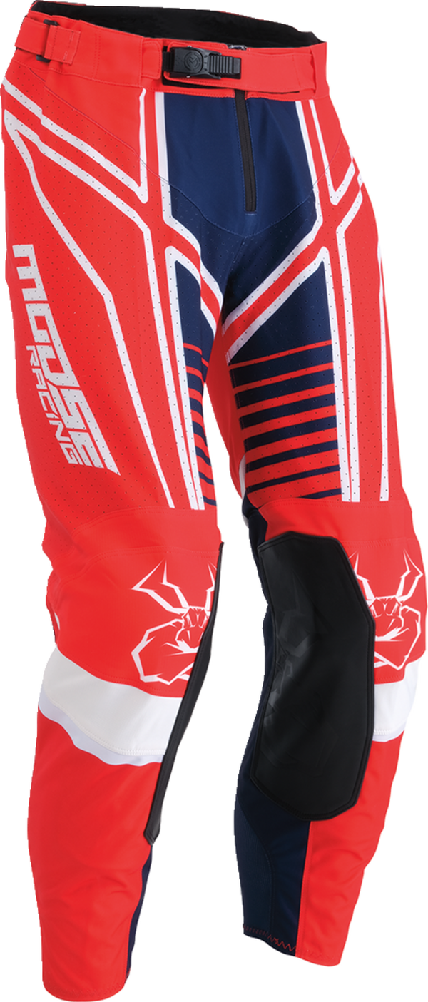 Мотокрос брич MOOSE RACING AGROID PANTS RED/WHITE/BLUE