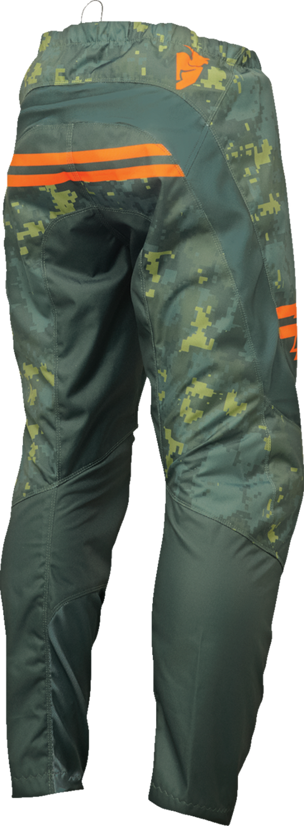 Детски мотокрос брич THOR YOUTH SECTOR DIGI GREEN/ORANGE
