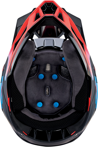 Вело каска 100% AIRCRAFT 2 BLACK/RED/BLUE