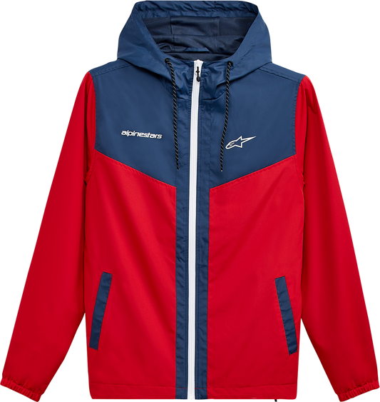 Мото суичър ALPINESTARS PLEX RED/NAVY