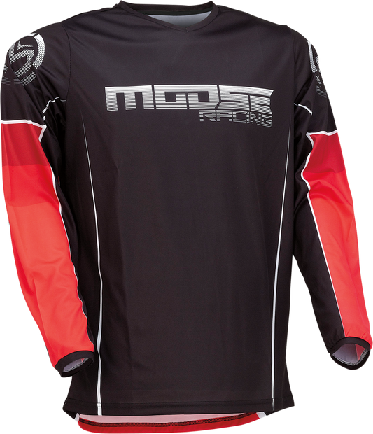 Мотокрос блуза MOOSE RACING QUALIFIER RED/BLACK