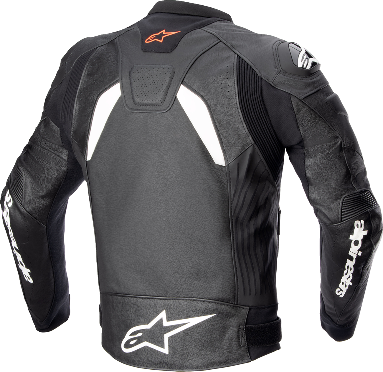Кожено яке ALPINESTARS GP PLUS R V4 BLACK/WHITE