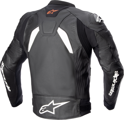 Кожено яке ALPINESTARS GP PLUS R V4 BLACK/WHITE