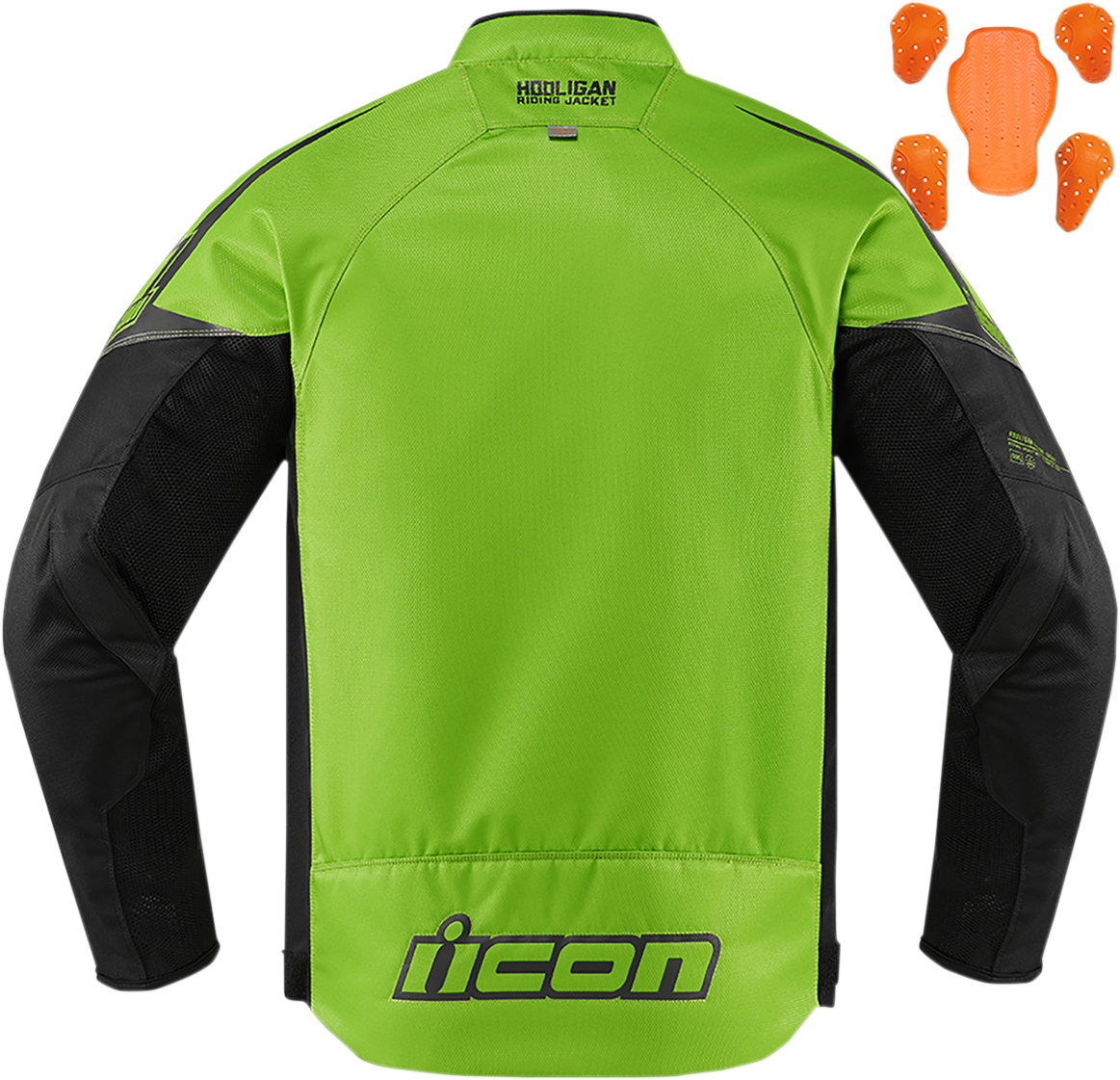 Текстилно мото яке ICON HOOLIGAN GREEN