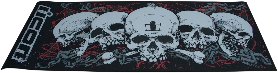 Работен килим ICON Absorbent Pit Pad LG SKULL