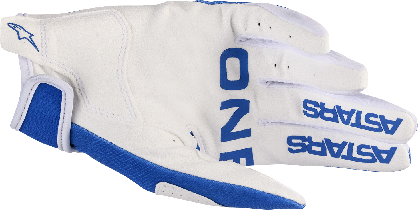 Мотокрос ръкавици ALPINESTARS RADAR BLUE/WHITE
