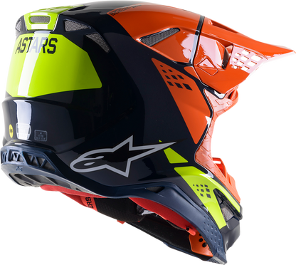 Мотокрос каска ALPINESTARS SM8 Factory BL/OR/YL