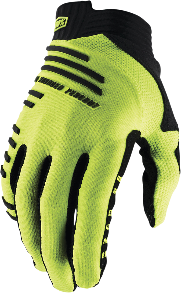 Мотокрос/вело ръкавици 100% R-CORE YELLOW FLUO