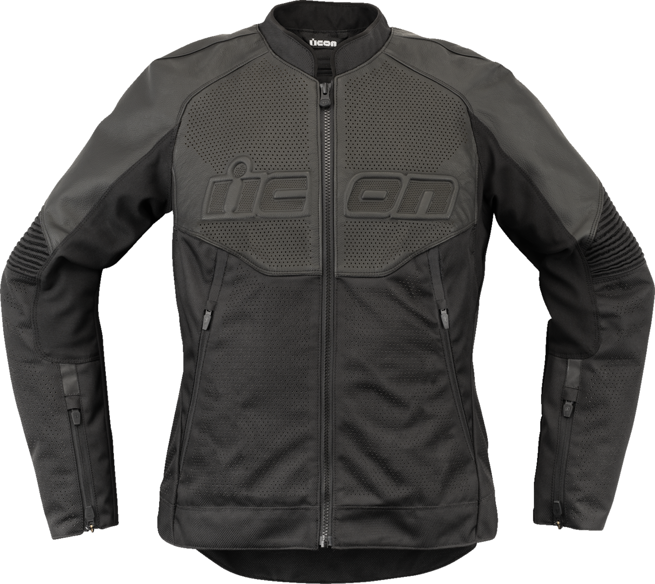 Дамско кожено яке ICON Overlord3™ CE Leather BLACK