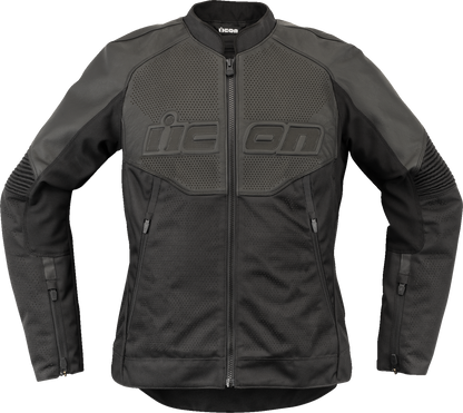Дамско кожено яке ICON Overlord3™ CE Leather BLACK