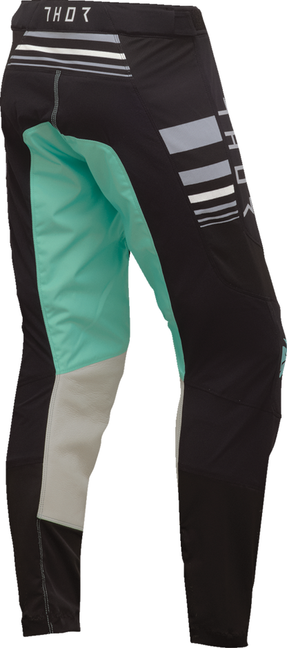 Дамски мотокрос брич THOR PRIME BLAZE BLACK/TEAL