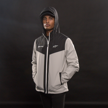 Мото суичър ALPINESTARS PLEX BLACK/SILVER