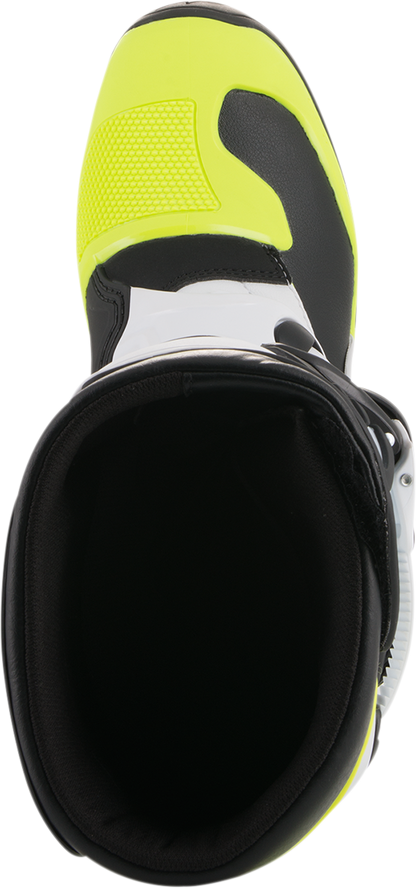Детски мотокрос ботуши Alpinestars TECH 3S BLACK/WHITE/FLOYELLOW