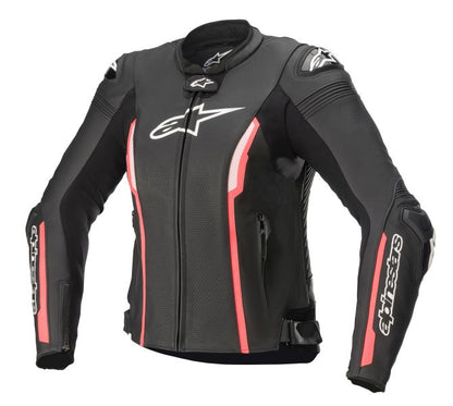 Дамско кожено яке ALPINESTARS STELLA MISSILE V2 BLANK/PINK