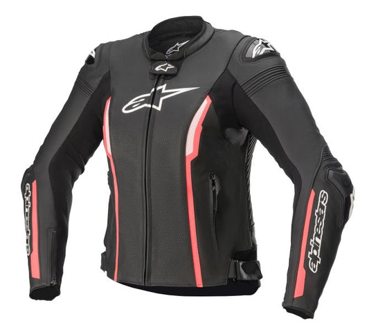 Дамско кожено яке ALPINESTARS STELLA MISSILE V2 BLANK/PINK