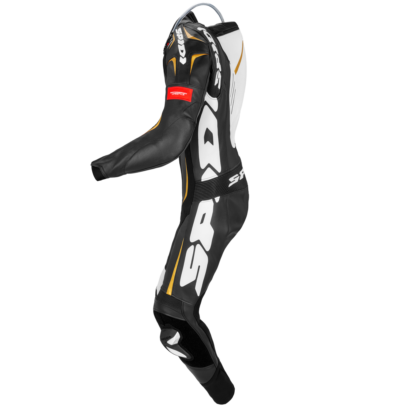 Кожен мото екип с гърбица SPIDI TRACK WIND PRO BLACK/GOLD