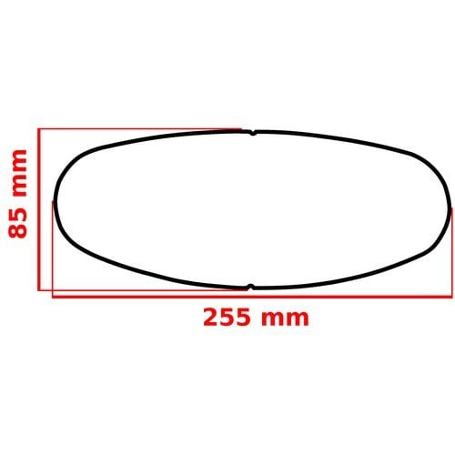 Универсална плака ANTIFOG FOGCITY FULLFACE FCE001 255x85mm