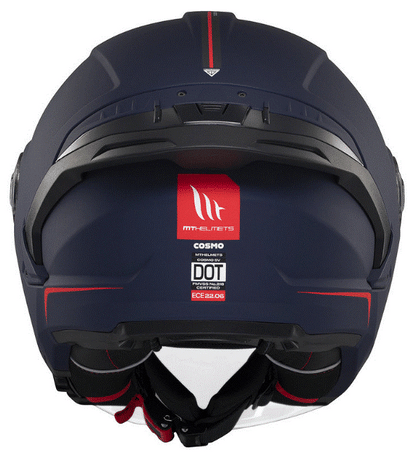 Скутер каска MT COSMO SV SOLID A7 MATT BLUE