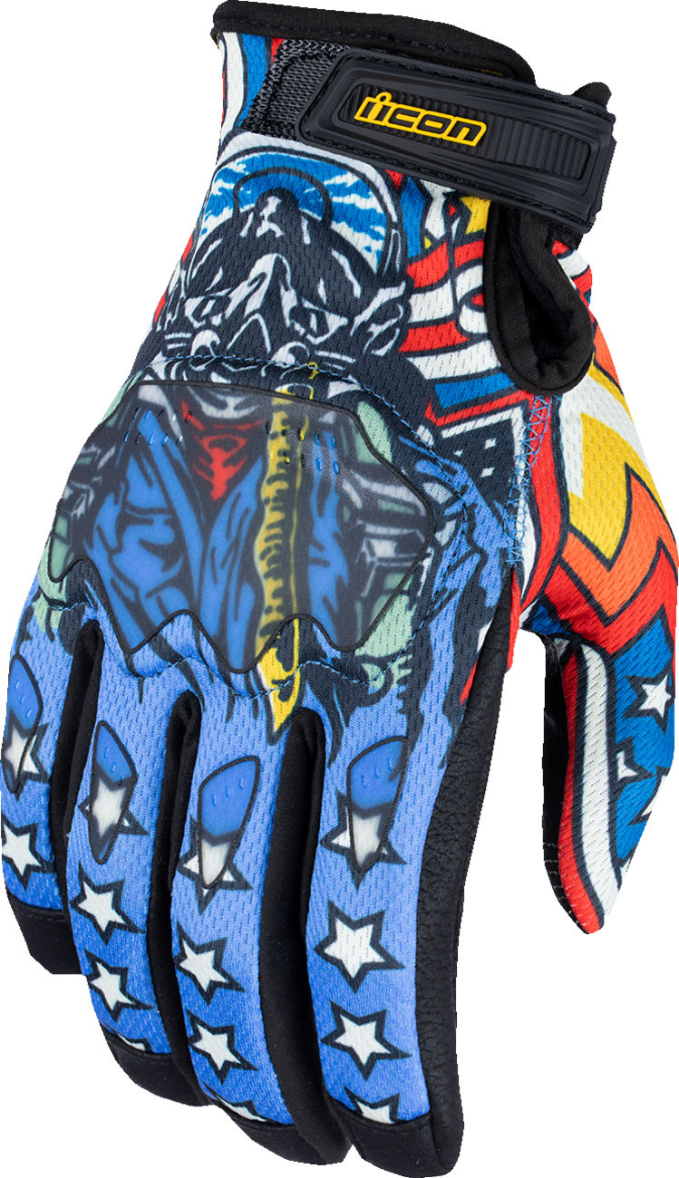 Ръкавици ICON Hooligan™ Flyboy CE BL