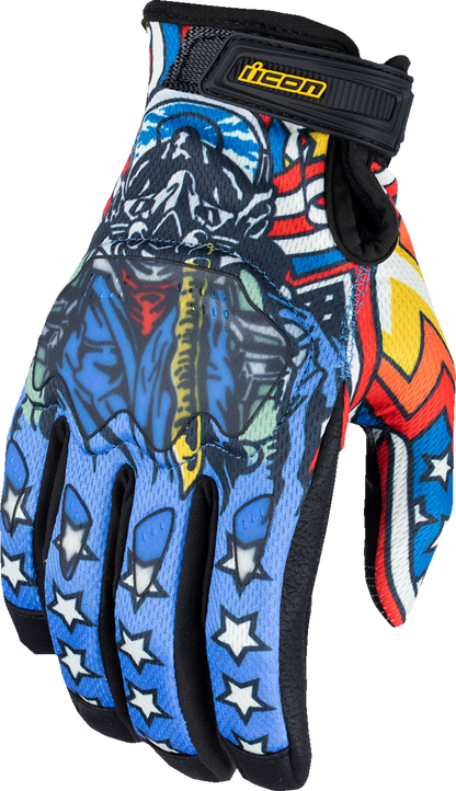 Ръкавици ICON Hooligan™ Flyboy CE BL
