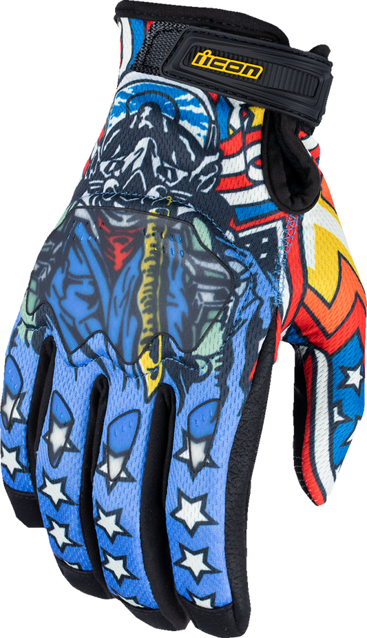 Ръкавици ICON Hooligan™ Flyboy CE BL
