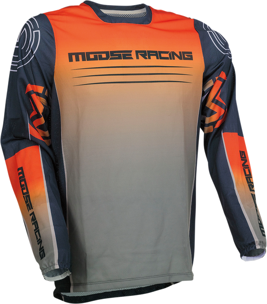 Мотокрос блуза MOOSE RACING SAHARA ORANGE/BLUE