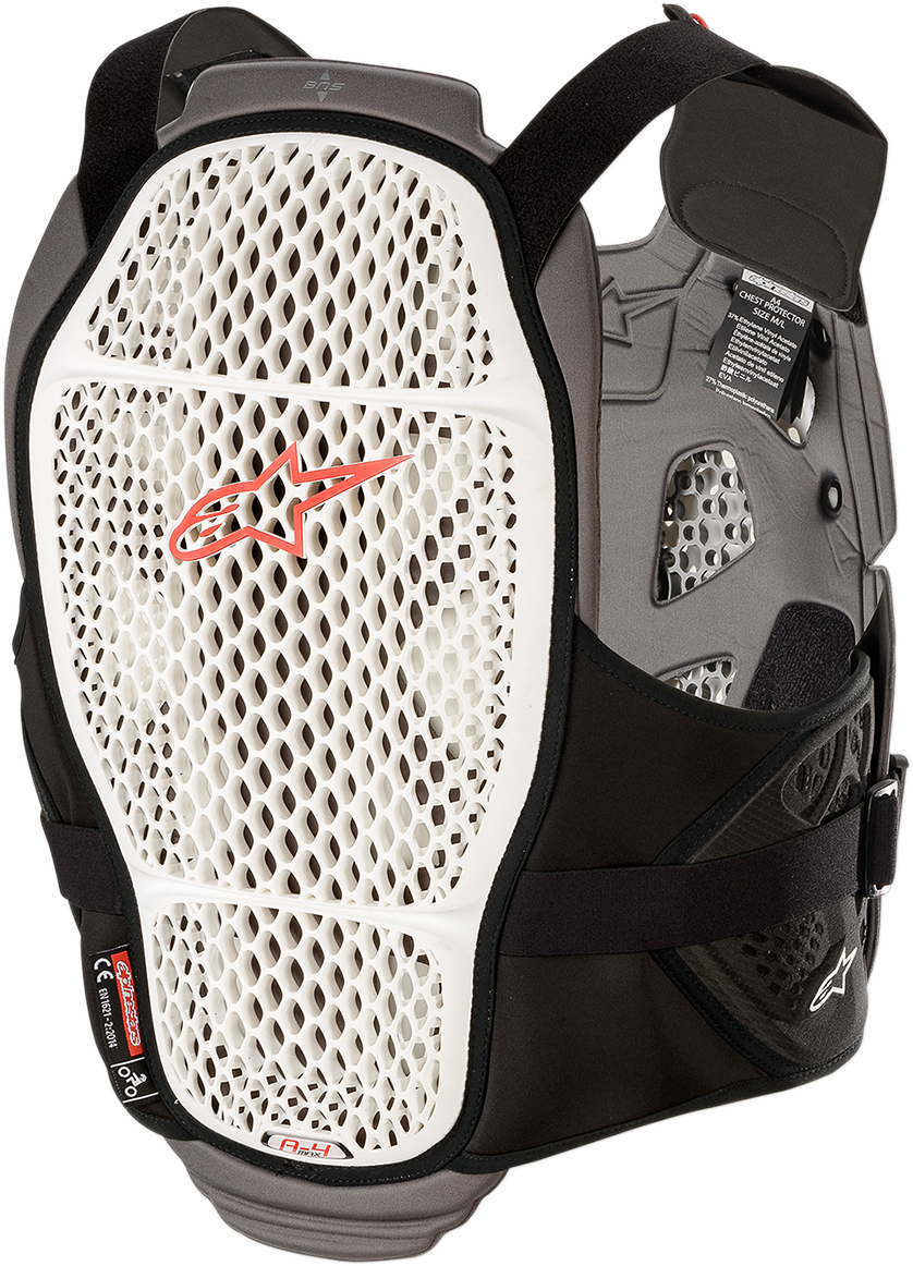 Протекторна броня ALPINESTARS A-4 Max WHITE/RED