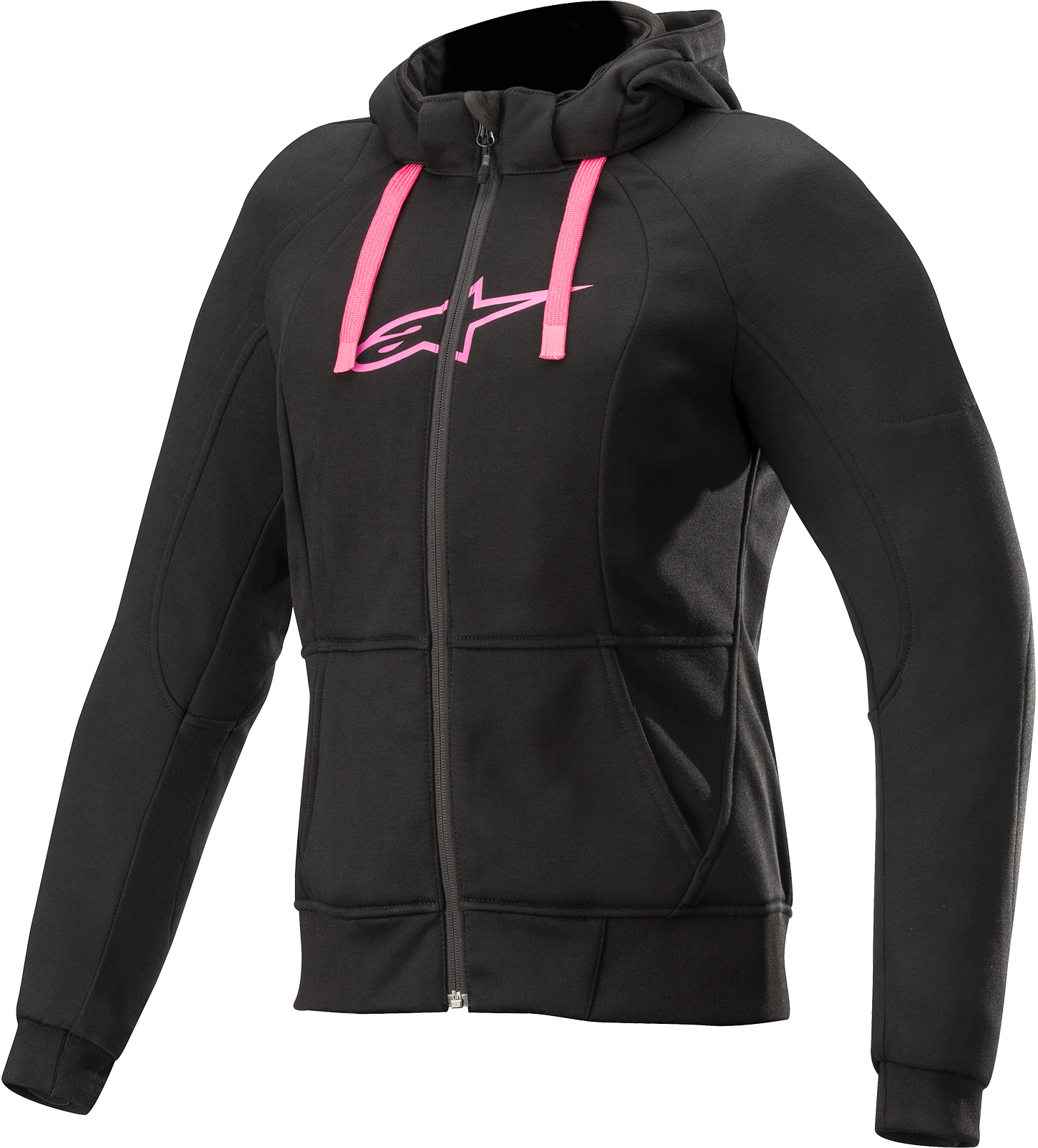 Дамски мото суичър ALPINESTARS Stella Chrome Sport Hoodie BLACK/PINK