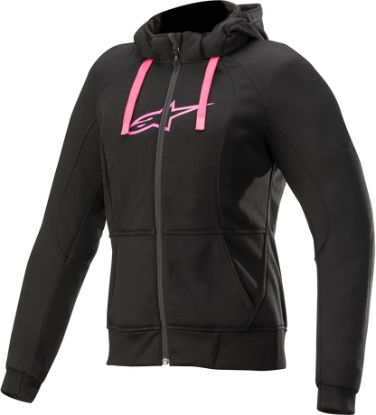 Дамски мото суичър ALPINESTARS Stella Chrome Sport Hoodie BLACK/PINK