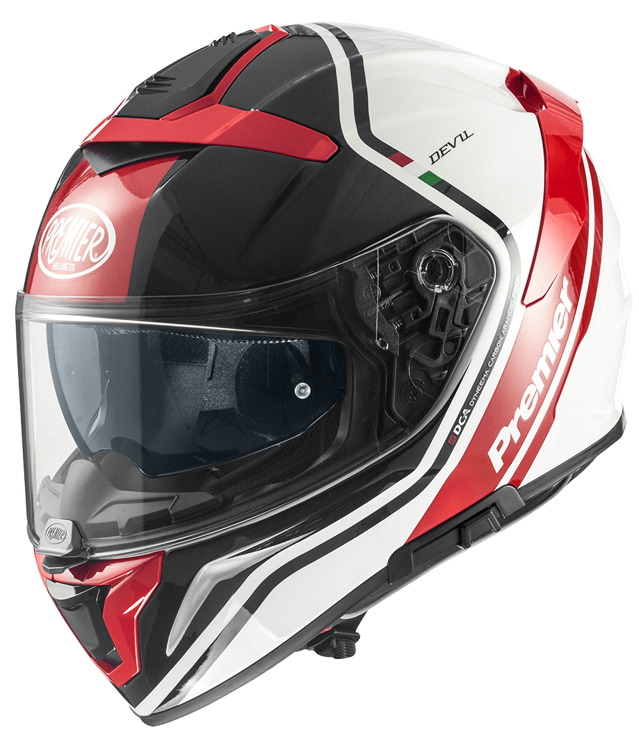 Каска PREMIER DEVIL PH 2 BLACK/WHITE/RED