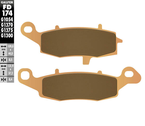 Предни мото накладки Galfer SINTERED COMPOUND FD174G1375