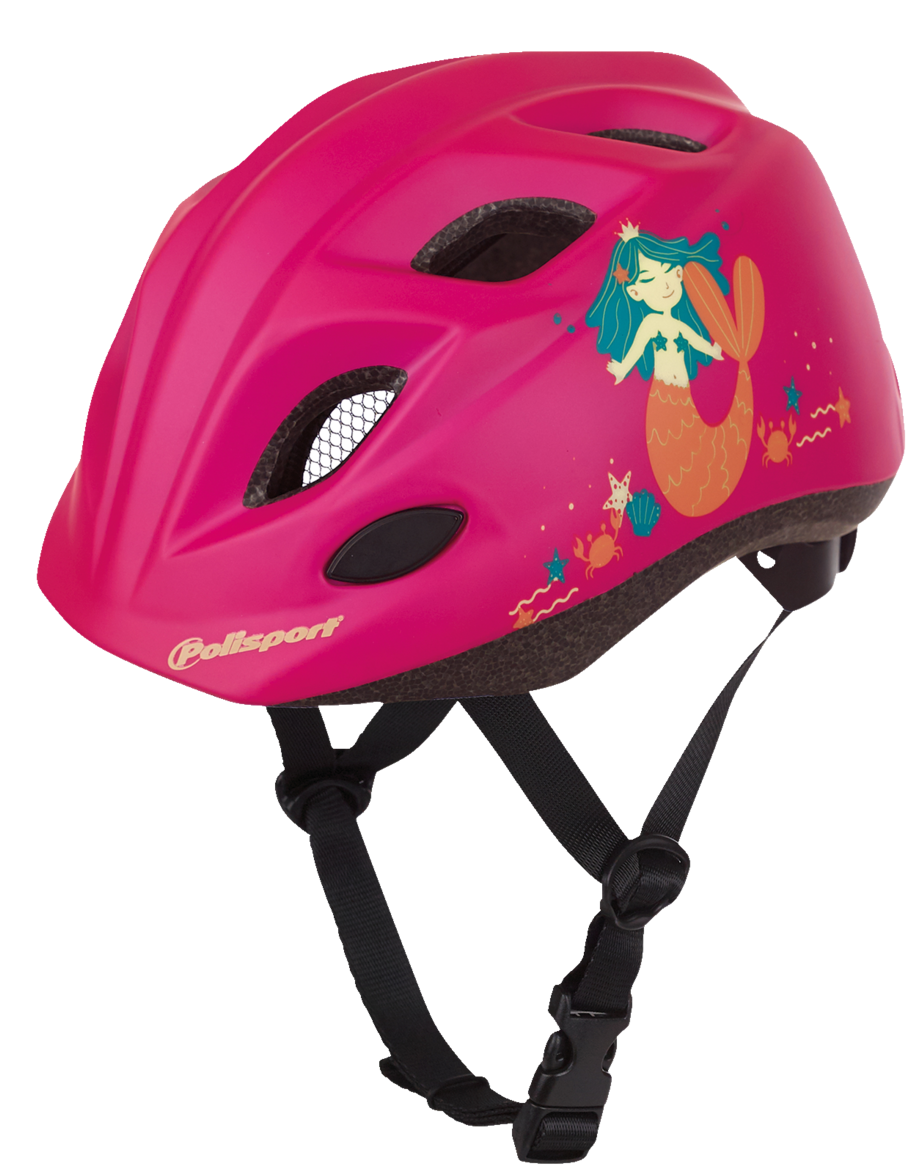 Детска вело каска POLISPORT SPACESHIP PINK