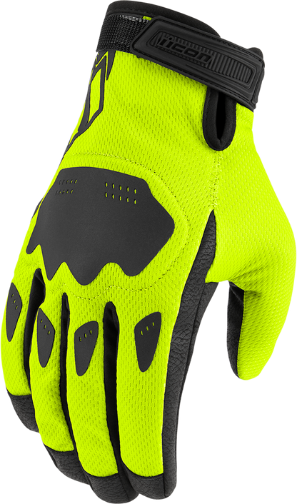 Мото ръкавици ICON HOOLIGAN CE - HI-VIZ