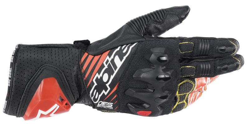 Ръкавици ALPINESTARS GP TECH V2 BLACK/FLUO RED/WHITE