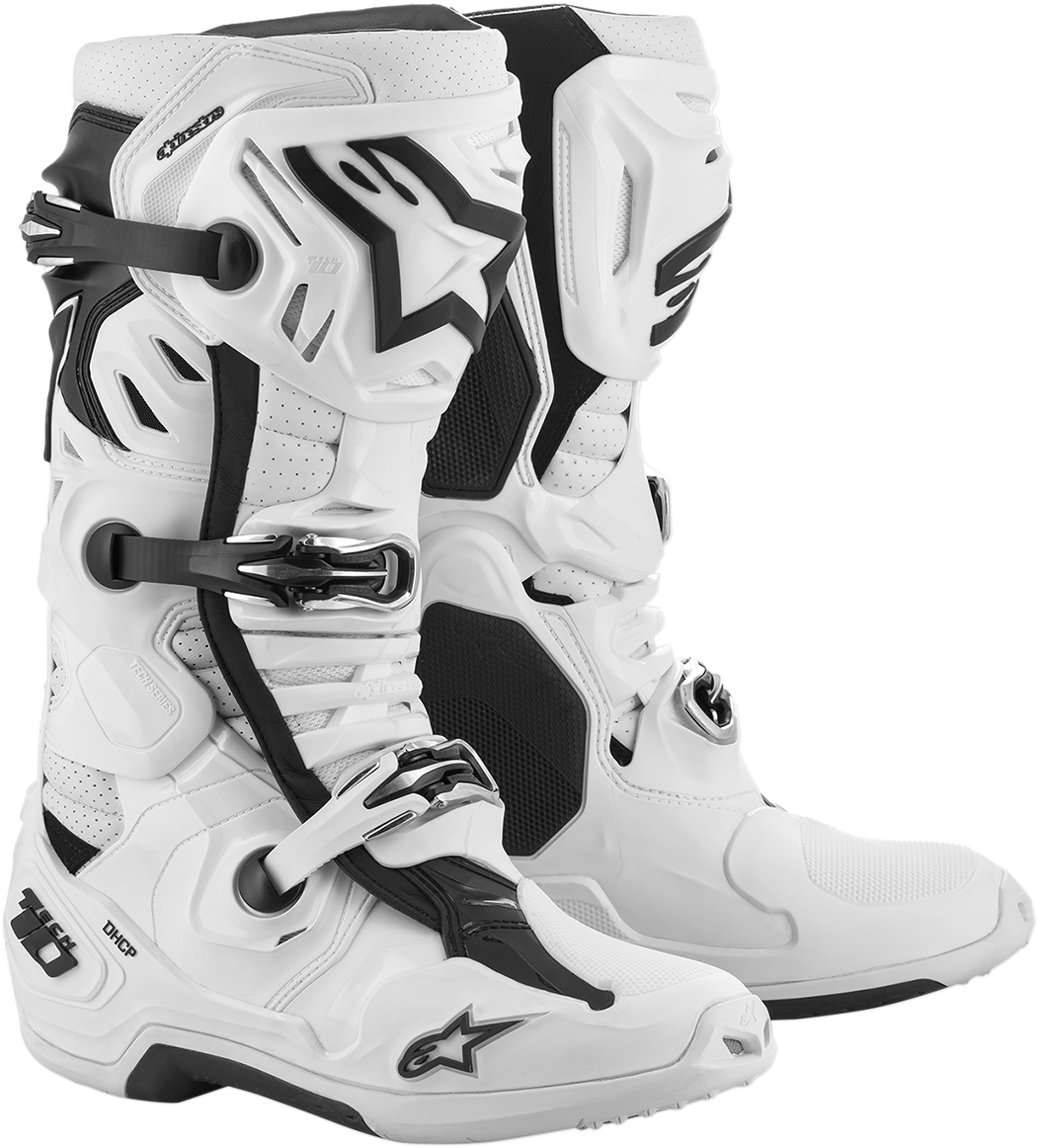 Мотокрос ботуши ALPINESTARS TECH 10 SUPERVENTED WHITE